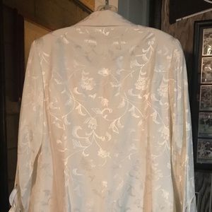 Off White Skirt Suit